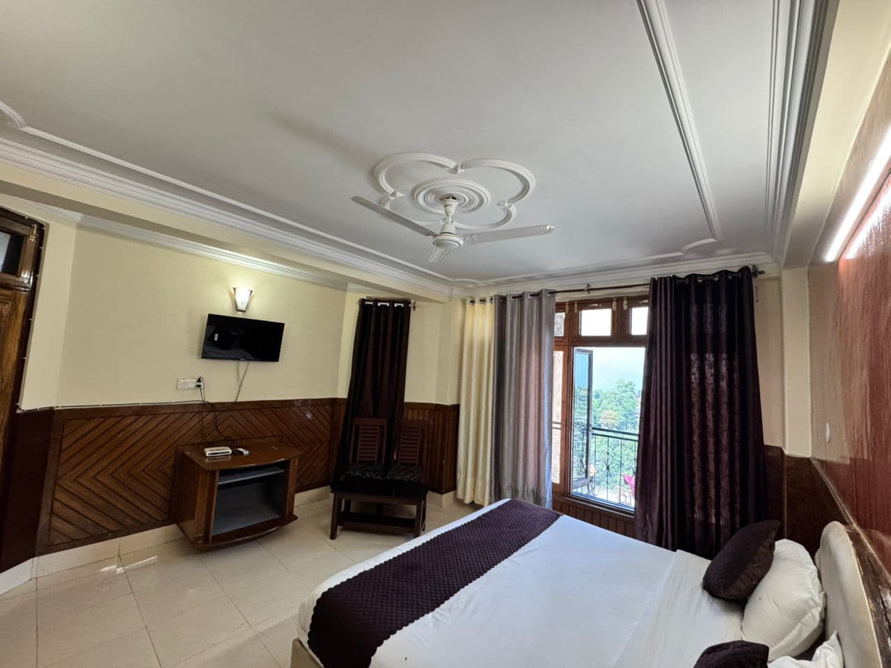 Deluxe room interior at Livin Hub Hotel